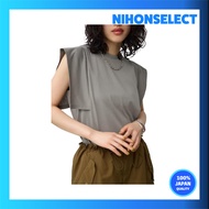 Panel Sleeve Cut Top for Women - AZUL by moussy - S KHA