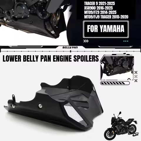 Motorcycle Chassis Belly Pan Lower Engine Fairing Guards for YAMAHA MT 09 SP Tracer 9 GT XSR900 FZ9 