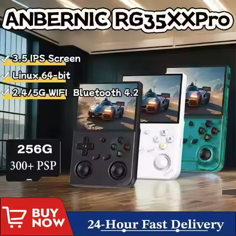 ANBERNIC RG35XX PRO RG 35XXPRO Retro Handheld Game Console Retro Video Gaming Player 3.5IPS Screen L
