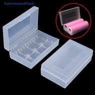 Familiesandflash> 2PCs Battery Box Case Container For 2*20700 21700 Battery Storage Box Case well