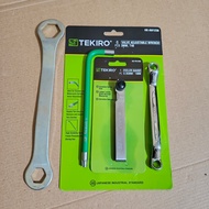 PROMO SATU SET !!!stel klepFeeler Gauge 13 pcs Tekiro Puller Tekiro Fuller TekiroKunci Double RING 8