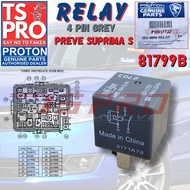 Proton Preve Suprima S Genuine Relay (4 Pin) Grey PW951722 13742703 8104B78 2703 896E-1AH-D-R1