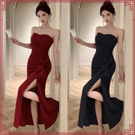 Woman Elegant Sleeveless Dinner Gown Maxi Dress 231024