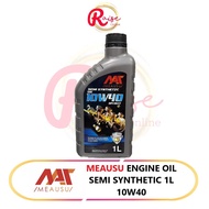 MEAUSU Engine Oil SAE Semi Synthetic 10W40 4L / Minyak Hitam 10/40 4L 10-40 Semi Synthetic