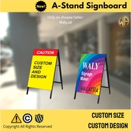 [Custom] A Stand Signboard Signage Papan Tanda Kaki A Mudah Alih (Portable ) A 字招牌 路牌