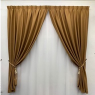 #B6 Ready Made Curtain 99%Blackout Siap Jahit Langsir Langsir RAYA Kain Tebal 100%Polyester Blackout