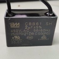BM Fan Capacitor 1.0uf 1.5uf 2.0uf 2.5uf 3uf 3.5uf 4uf 5uf 450V 250V High Quality