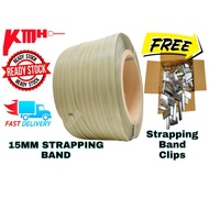 15MM STRAP STRAPPING BAND SEMI-AUTOMATIC & FULLY AUTOMATIC STRAPPING CLIPS Tali Pengikat & Klip Tali