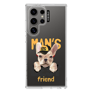 [S24ultraS23ultra] HI-SHIELD Stylish เคสใสกันกระแทก Samsung รุ่น French Bulldog