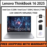 Lenovo ThinkBook 16 2025 Intel Core 5 220H / Intel Core 7 250H  16inch  71Wh 2.5K 120HZ IPS 100%sRGB
