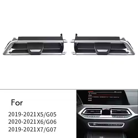 AB24 1Pair Front Air Vent Grille Clip Trim for BMW X5 X6 X7 G05 G06 G07 Car A/C Outlet Repair Kits 6