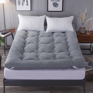 Thicker 10cm Tatami Matress Tilam Single Queen /King Size Lamb Cashmere Mattress Bed Soild Topper Protector Bedding