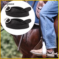 Gepnoo 2Pcs Spur Straps Western Boot Straps for Horse Riding Equestrian Equipment