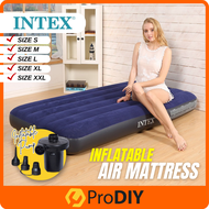 BBPRODIY INTEX 5 Size Inflatable Air Mattress Tilam Angin Single Intex Air Bed Camping Bed Foldable 