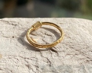 K24 純金圈形耳環 1mm 線徑款 純金圈形耳環 單耳