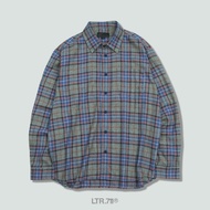 KEMEJA LTR711 Men's Long Sleeve Flannel Shirt Gerard Flannel Shirt