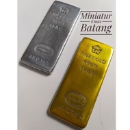 REPLIKA Miniature Gold Bar 1 Kilo REPLICA GOLD BAR Length at home Decoration Gift symbolis