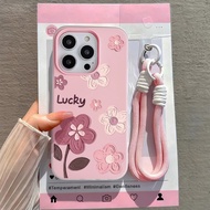 HP GANTUNGAN [Tong_O] Flower Case Oppo Reno 16 Pro 5G Reno 15 5G 15F A6C A6S A6X A6 A5I A5 2025 14F 