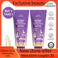 Luxe Organix Retinol + Gluta Whitening Serum Lotion Buy 1 Take 1 350ml