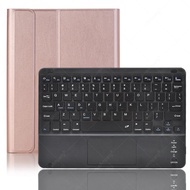 iPad Leather Case Cover with Magic TouchPad Keyboard Pen Slot for Apple iPad 9.7 2017 2018 5th 6th Generation Air 4 4th 5 5th 2022 10th 10.9 2 3 2019 3rd Gen 10.2 7 7th 8 8th Pro 9.7 10.5 11 2021 2018 2020