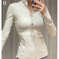 Lululemon Define Slim Fit Yoga Jacket Fabric Nude Feel High Elastic Fitness Sports Jacket Zipped Sta