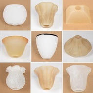 White Frosted Glass Lampshade Shell Living Room Chandelier Wall Lamp Table Lamp Ceiling Lamp Cup Acc