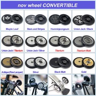 nov Wheel CONVERTIBLE / light weight easy wheel for Brompton (both side)