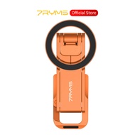 7RYMS 7RIG T1 Magnetic Phone Tripod Stand, Aluminium Foldable Portable, 360° Rotating, for Desktop/L