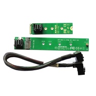 2280 2260 2242 NVMe M.2 SSD to 22110 M.2 SSD Convert Card Extension Cord Cable SFF-8643 to NVME M.2 