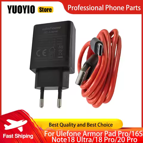 For Ulefone Armor Pad Pro Armor 16s Note 18 Ultra/18 Pro/20 Pro Charger original official fast charg