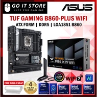 ASUS TUF GAMING B860-PLUS WIFI DDR5 D5 LGA1851 ATX Gaming Motherboard + Intel Core Ultra 5 245K / Ul
