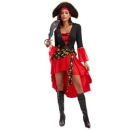Phụ Nữ Trưởng Thành Cướp Biển Trang Phục Hóa Trang Jack Sparrow Caribe Bộ Trang Phục Cho Tiệc Hóa Tr