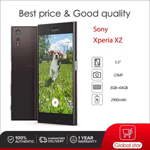 Sony Xperia XZ F8331 F8332 SO-01JOriginal Unlocked Quad-core 5.2" 32GB 3GB 23MP Snapdragon Cellphone
