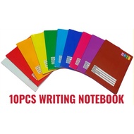 10pcs Writing Notebook 80 Leaves - A5 (Regular Notebook Size) Grade 1 to 3