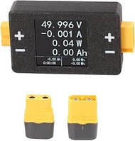 Digital Power Meter, 8-150V 25A/50A Battery Voltage Capacity Tester for XT60 for XT90 Interface, Bat