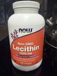 NOW 卵磷脂 1200mg 軟膠囊