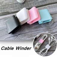 Simple Data Cord Wire Organizer / TPR Charging Cable Storage Buckle for Wired Earphone