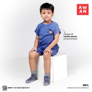 AWAN KIDS - Basic Pocket T-Shirt & Shorts SET Ages NB - 10 Years - SET AW 01