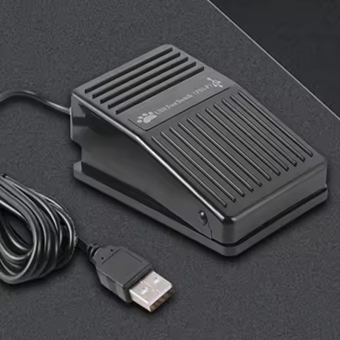 PC USB Foot Switch Keyboard Pedal Game Control Action HID USB Foot Pedal Control Switch PC Game Pad 