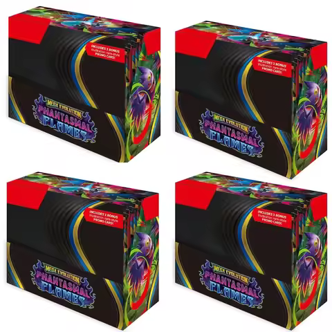 2026 360Pcs/Set Pokémon Card MEGA EVOLUTION Pre-group SCARLET&VIOLE 151 PHANTASMA FLAMES Prismatic E