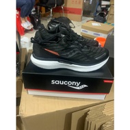 2023New Saucony Triumph Shock Absorption Sneakers Running Shoes Black orange