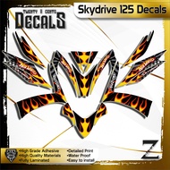 Suzuki Skydrive 125 High-Quality Decals Sticker hotwheels