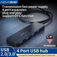 ACASIS USB 2.0 3.0 5Gbps SuperSpeed 4 Ports USB HUB - 20 60 120cm LAPTOP COMPUTER PC EXTRA USB