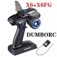 DumboRC X6 2.4G 6CH Transmitter with X6F/X6FG Receiver for JJRC Q65 MN-90 Rc Car Boat Model Parts