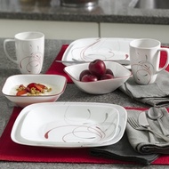 Corelle Square Round Splendor Square 16-Piece