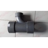 Large Radius Tee Y 6" X 4" Tee/ 6" X 4" Original Rucika D Pvc Pipe Connection/