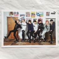❣️官方限量已絕版❣️韓國帶回🇰🇷防彈少年團 BTS Puma 明信片 postcard