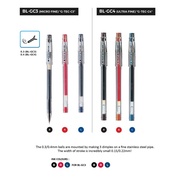 Pilot Ball Liner G-Tec C4 0.4mm G-Tec C3 0.3mm Ultra Fine Roller Ball Pen Black/Blue/Red
