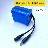 Khối pin 3s 12.6v 18650 pin SILY (pin mới 100%)sẵn mạch 3s-40A và jack kết nối sạc đảm bảo đủ dung l