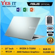 ASUS Vivobook Go 15 E1504F-ABQ772WS  ( R3-7320U / 8GB DDR5/ 51GB / 15.6" FHD )